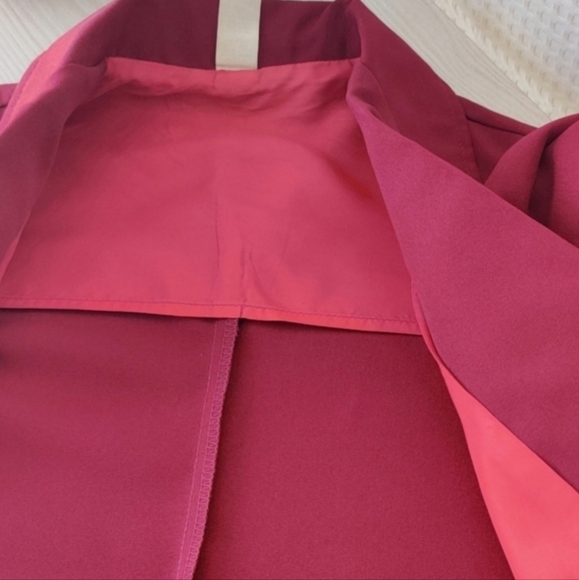 Vintage Boys Burgundy Red 3 Piece Formal Outfit Set  Size 12 - Picture 4 of 12